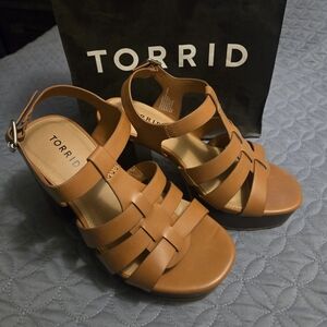 New Torrid Fisherman Block Heel Sandal